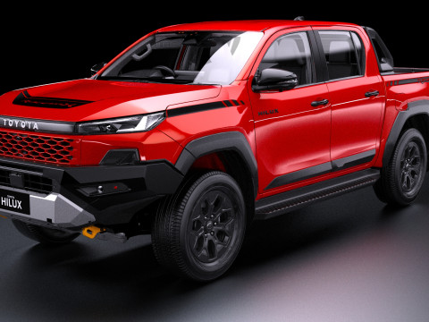 Toyota Hilux Rugged X 2026 3D Модель