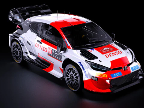 Toyota GR Yaris Rally 1 WRC 2023 3D Model