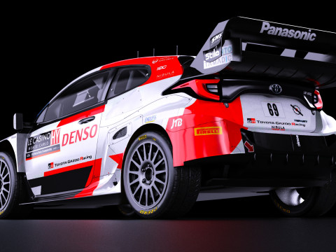 Toyota GR Yaris Ralli 1 WRC 2023 3D Model