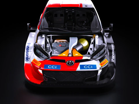 Toyota GR Yaris Rally 1 WRC 2023 3D Model