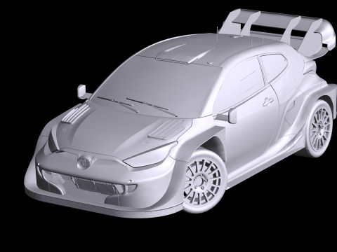 Toyota GR Yaris Ralli 1 WRC 2023 3D Model