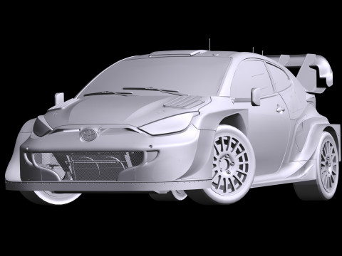 Toyota GR Yaris Ralli 1 WRC 2023 3D Model