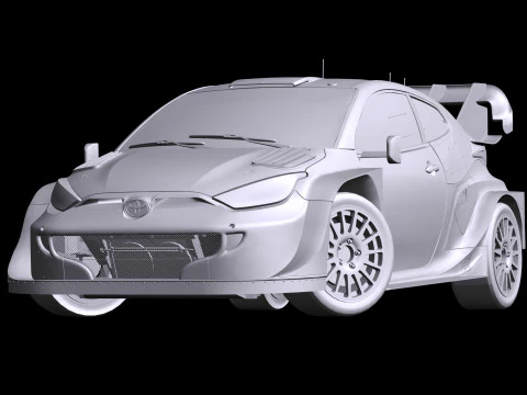 Toyota GR Yaris Rally 1 WRC 2023 3D Model