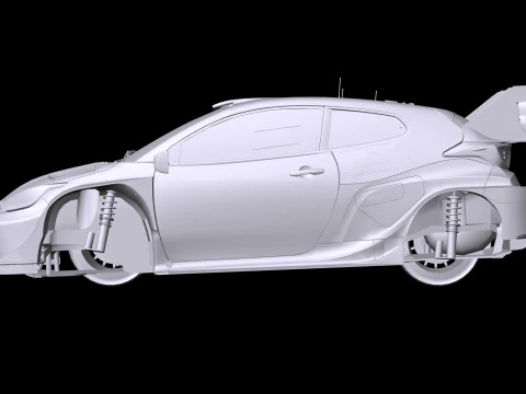 Toyota GR Yaris Rally 1 WRC 2023 3D Model