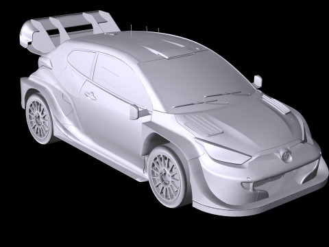 Toyota GR Yaris Ralli 1 WRC 2023 3D Model