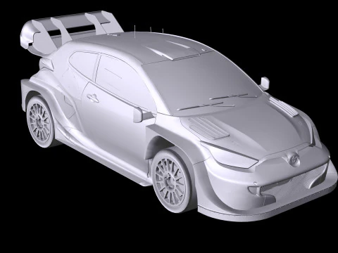 Toyota GR Yaris Rally 1 WRC 2023 3D Model