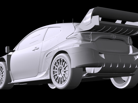 Toyota GR Yaris Ralli 1 WRC 2023 3D Model