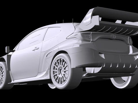 Toyota GR Yaris Rally 1 WRC 2023 3D Model
