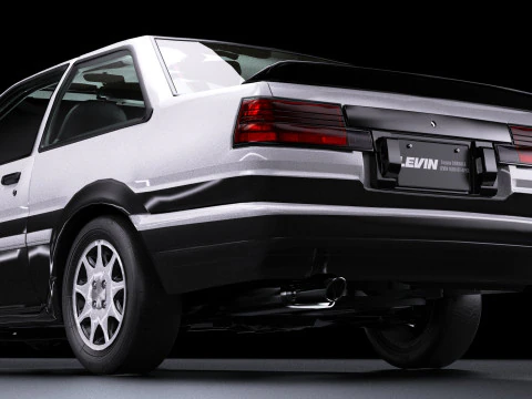 Toyota Corolla AE86 Levin 3D Model