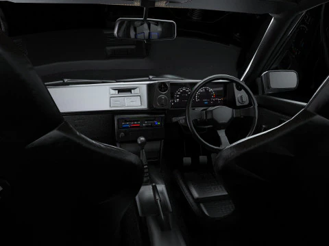 Toyota Corolla AE86 Levin 3D Model