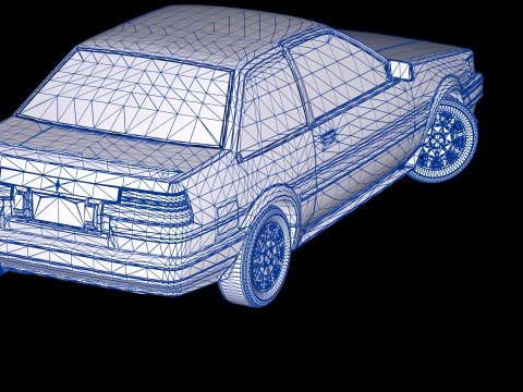 Toyota Corolla AE86 Levin 3D Model