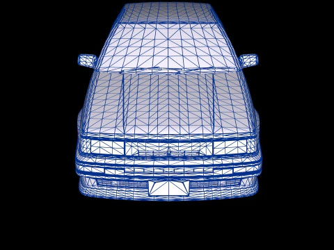 Toyota Corolla AE86 Levin 3D Model