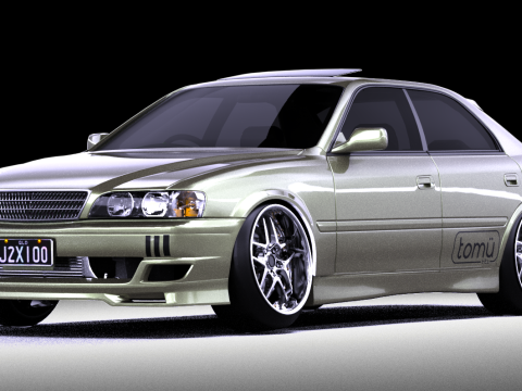 Rudal Drift Toyota Chaser JZX100 Model 3D