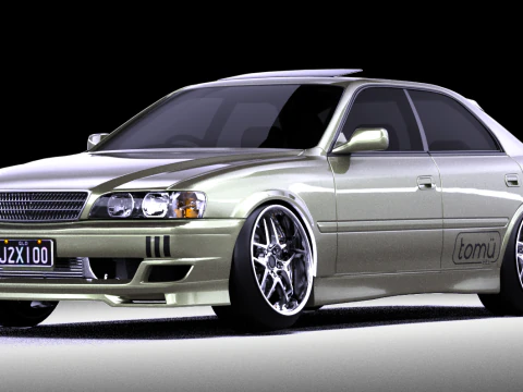 Toyota Chaser JZX100 Drift Missile 3D Model