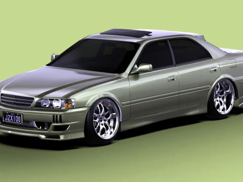 Toyota Chaser JZX100 Drift Missile 3D Model