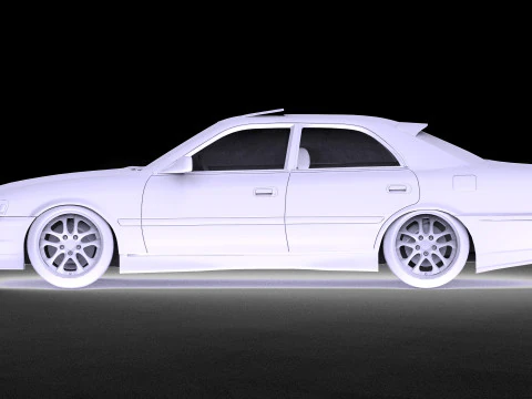 Toyota Chaser JZX100 Drift Missile 3D Model