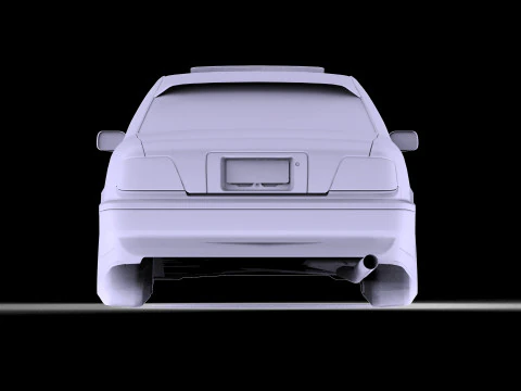 Toyota Chaser JZX100 Drift Missile 3D Model