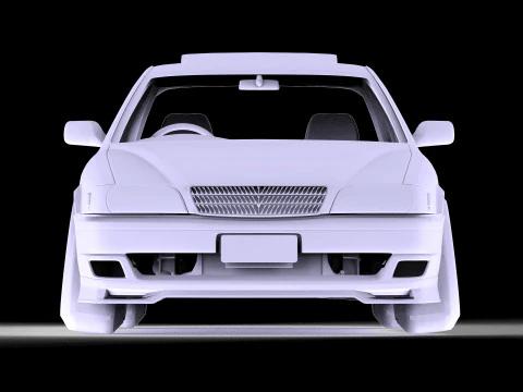 Toyota Chaser JZX100 Drift Missile 3D Model