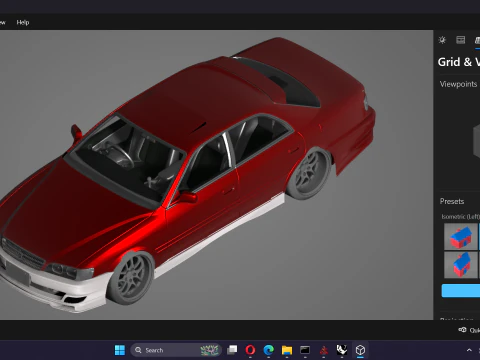 Toyota Chaser JZX100 Drift Missile 3D Model
