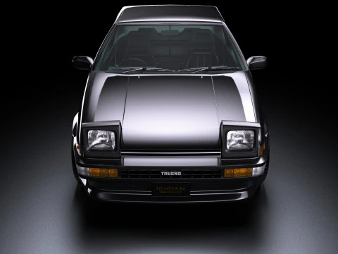 Toyota AE86 Trueno GT-Apex Black Limited 3D Model