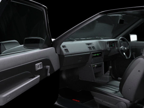 Toyota AE86 Trueno GT-Apex Black Limited 3D Model