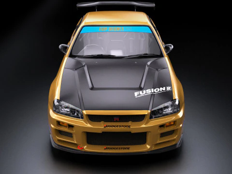 Top Secret Nissan Skyline R34 GT-R 3D Model