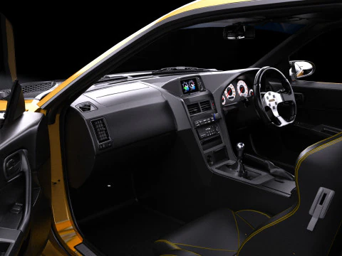 Top Secret Nissan Skyline R34 GT-R 3D Model