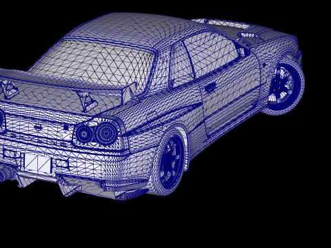 Top Secret Nissan Skyline R34 GT-R 3D Model