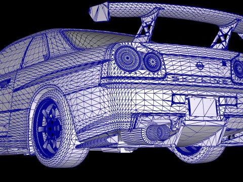Top Secret Nissan Skyline R34 GT-R 3D Model