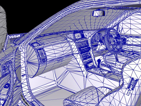 Top Secret Nissan Skyline R34 GT-R 3D Model
