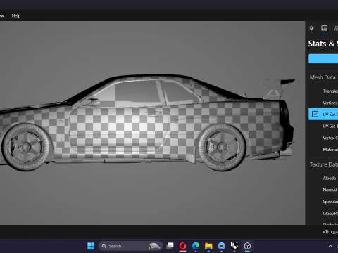 Top Secret Nissan Skyline R34 GT-R 3D Model
