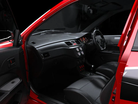 Tokyo Drift Mitsubishi Lancer Evo IX 2006 3D Model