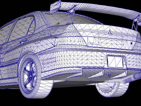 Tokyo Drift Mitsubishi Lancer Evo IX 2006 3D Model