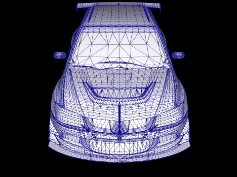 Tokyo Drift Mitsubishi Lancer Evo IX 2006 3D Model