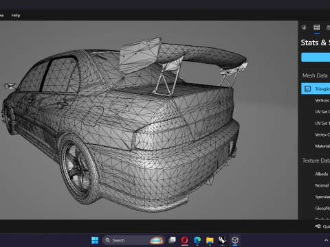 Tokyo Drift Mitsubishi Lancer Evo IX 2006 3D Model