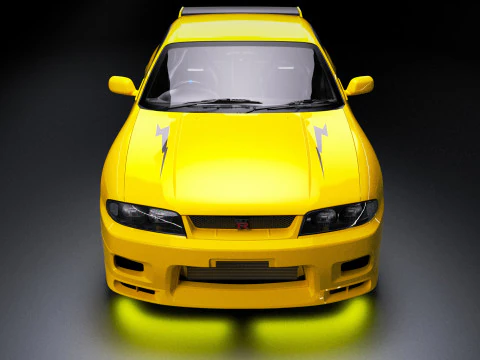 The Fast and the Furious Leon Nissan Skyline GTR R33 V-Spec 3D Model