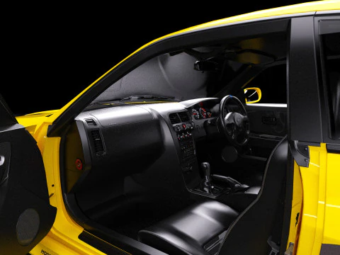 The Fast and the Furious Leon Nissan Skyline GTR R33 V-Spec 3D Model