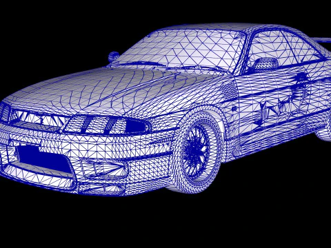 The Fast and the Furious Leon Nissan Skyline GTR R33 V-Spec 3D Model