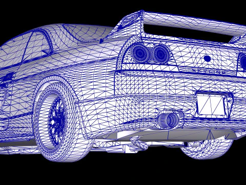 The Fast and the Furious Leon Nissan Skyline GTR R33 V-Spec 3D Model