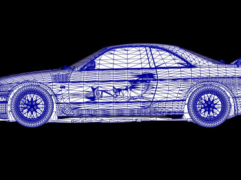 The Fast and the Furious Leon Nissan Skyline GTR R33 V-Spec 3D Model