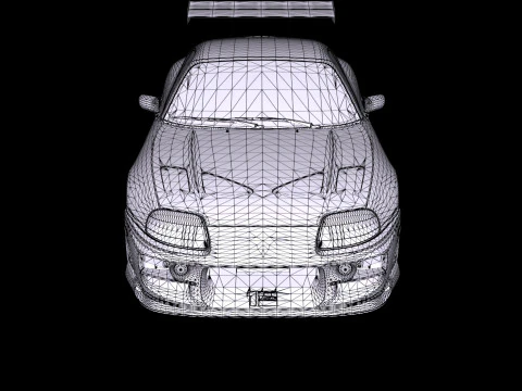 The Fast The Furious Toyota Supra 1994 MKIV 3D Model