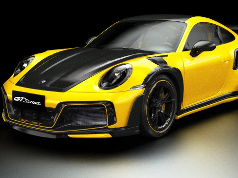 Techart GT Street R 2021 Modelo 3D