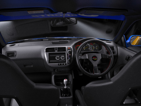 Cucchiaio Sport Honda Civic Type R EK9 Modello 3D