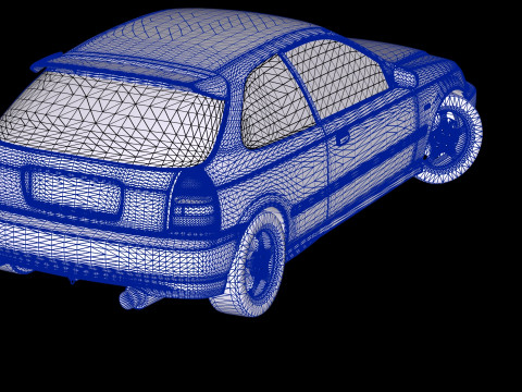 Cucchiaio Sport Honda Civic Type R EK9 Modello 3D