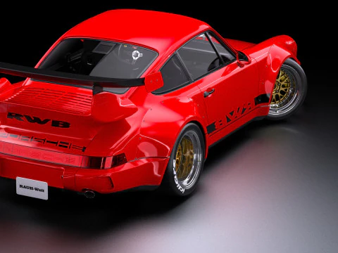 Porsche 911 RWB 964 3D Model