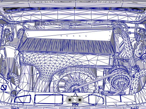 Porsche 911 RWB 964 3D Model