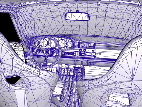 Porsche 911 RWB 964 3D Model