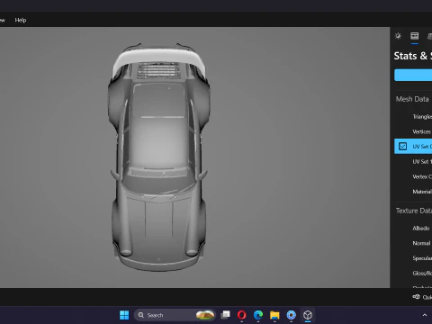 Porsche 911 RWB 964 3D Model