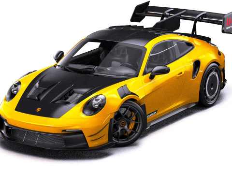 포르쉐 911 GT3 RS 992 만테이 키트 2025 3D 모델