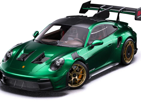 Porsche 911 GT3 RS 992 Manthey Kit 2025 3D Model